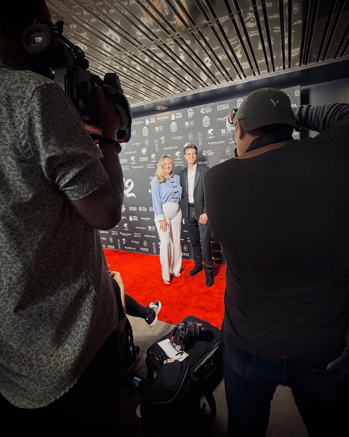 Scott Johnson at a film festival screening